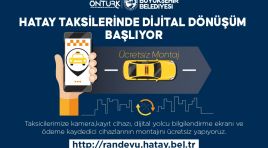 BAŞKAN ÖNTÜRK’ÜN AKILLI TAKSİ PROJESİ HAYATA GEÇİYOR