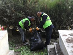 HBB’DEN MEZARLIK TEMİZLEME ÇALIŞMASI