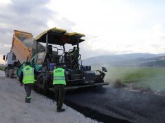 BÜYÜKŞEHİR OVAKENT YOL SORUNUNU ÇÖZÜYOR