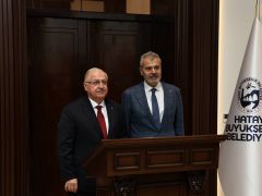 BAKAN GÜLER’DEN HBB BAŞKANI ÖNTÜRK’E ZİYARET