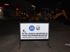 HBB VE ANTAKYA BELEDİYESİ YOLLAR İÇİN HAREKETE GEÇTİ