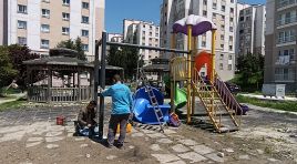 Antakya Belediyesi Başkanı İbrahim Naci Yapar’dan Çocuklara 23 Nisan Hediyesi: Park Yenilendi