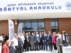 DÖRTYOL ANAOKULU PROJESİNDE SONA GELİNDİ  BAŞKAN ÖNTÜRK, PROJEYİ ZİYARET ETTİ