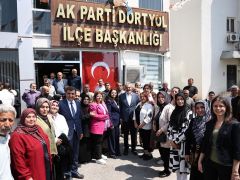 BAŞKAN ÖNTÜRK, DÖRTYOL MHP VE AK PARTİ TEŞKİLATLARINI ZİYARET ETTİ