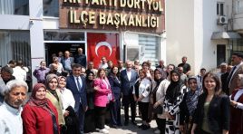 BAŞKAN ÖNTÜRK, DÖRTYOL MHP VE AK PARTİ TEŞKİLATLARINI ZİYARET ETTİ