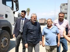 BAŞKAN ÖNTÜRK’TEN YOL ÇALIŞMASINDA İNCELEME