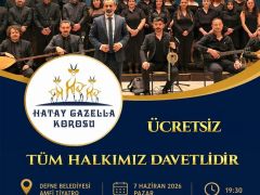 HBB HATAY GAZELLA KOROSU DEFNE’DE SANATSEVERLERLE BULUŞUYOR