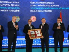 ÖZBEKİSTAN MAHALLESİ VE KARDEŞLİK ALANLARI İÇİN İSİMLENDİRME TÖRENİ GERÇEKLEŞTİRİLDİ