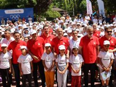 BAŞKAN YAPAR OLİMPİK GÜNÜ ETKİNLİĞİNE KATILDI