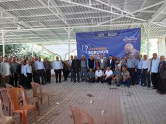 BAŞKAN YAPAR, YAYLACIK MAHALLESİ’NDE   MAHALLE SAKİNLERİ İLE BİR ARAYA GELDİ