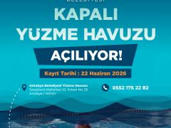 Antakya Belediyesi Kapalı Yüzme Havuzu yeniden kapılarını açıyor!