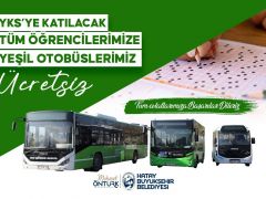 HBB’DEN YKS ÖĞRENCİLERİNE ÜCRETSİZ ULAŞIM DESTEĞİ