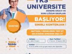 YKS YAZ DÖNEMİ HAZIRLIK KURS BAŞVURULARI BAŞLADI
