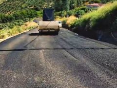 YOL ÇALIŞMALARI ARALIKSIZ SÜRÜYOR