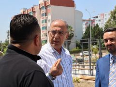BAŞKAN YAPAR AKASYA MAHALLESİ’NDE DEVAM EDEN PARK ÇALIŞMALARINI İNCELEDİ