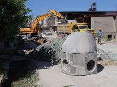 TEKEBAŞI GRUBU KANALİZASYON ŞEBEKESİ’NİN YÜZDE 55’İ TAMAMLANDI