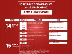 HATAY’DA 15 TEMMUZ ETKİNLİKLERİ DÜZENLENECEK
