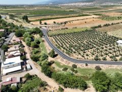 BÜYÜKŞEHİRDEN BİNTAŞ – E5 BAĞLANTI YOLUNA BETON ASFALT