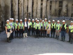 MUHTARLAR, TÜRKİYE’NİN EN BÜYÜK ATIK SU TÜNELİNİ İNCELEDİ