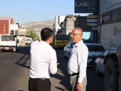 BAŞKAN YAPAR, YENİ SANAYİ SİTESİ’NDEKİ ÇALIŞMALARI İNCELEDİ