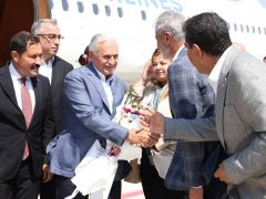 BİNALİ YILDIRIM’DAN BAŞKAN ÖNTÜRK’E ZİYARET