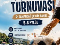 ÇEVLİK SAHİLİ’NDE PLAJ FUTBOLU TURNUVASI HEYECANI