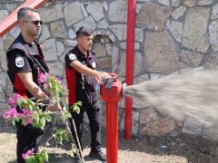 HBB İTFAİYESİNDEN OTEL VE YURTLARDA SIKI DENETİM 