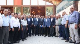 BAŞKAN ÖNTÜRK, YAYLADAĞILI MUHTARLARLA BULUŞTU