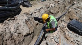 SAMANDAĞ TEKEBAŞI İÇME SUYU PROJESİNDE SONA GELİNDİ 