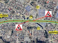 BÜYÜKŞEHİRDEN İSKENDERUN’A YENİ YAYA ÜST GEÇİDİ     Hatay