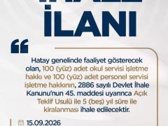 HBB’DEN 100 ADET PERSONEL SERVİS ARACI, 100 ADET OKUL SERVİS ARACI İHALE DUYURUSU