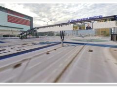 İSKENDERUN ADLİYE-PRİMEMALL KAVŞAĞINDA YAYA ÜST GEÇİDİ ÇALIŞMALARI BAŞLADI