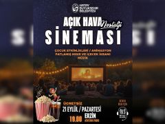 HBB’NİN NOSTALJİ AÇIK HAVA SİNEMASI ERZİN’DE