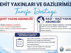 HATSU’DAN ŞEHİT AİLELERİ VE GAZİLERE SU FATURASINDA YÜZDE 50 İNDİRİM