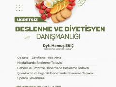Antakya Belediyesi Spor İşleri Müdürlüğü bünyesinde beslenme ve diyetisyen danışmanlığı hizmeti devam ediyor.