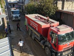 HBB’DEN ARSUZ’DA YOĞUN YAĞIŞLAR SONRASI TEMİZLİK SEFERBERLİĞİ