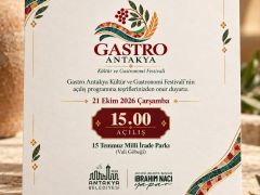 GASTRO ANTAKYA KÜLTÜR VE GASTRONOMİ FESTİVALİ AÇILIŞ PROGRAMINA DAVET